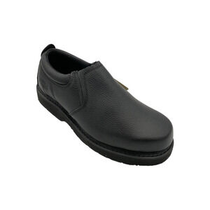 Work America Men's Work Slip-On Work Loafer Black - Extra Wide